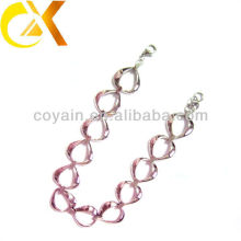 Wholesale stainless steel jewelry interlocking heart shape women's necklace